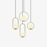Warm Ambient Glow Glass Pendant Light - OroDwell