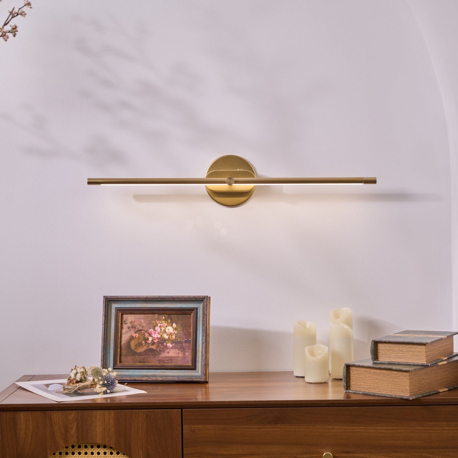 AstraLume | Minimalist Linear Rechargeable Wall Lamp - OpalDwell