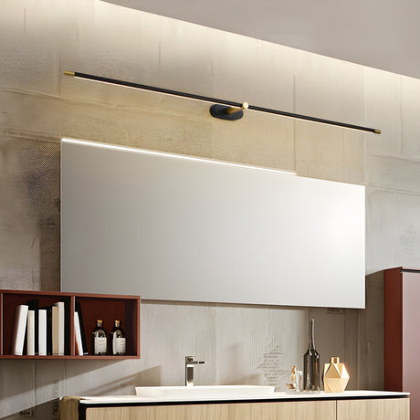 Wall lamp installed for bathroom mirror modern decor