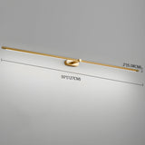 Acrylic wall lamp warm light glow scene