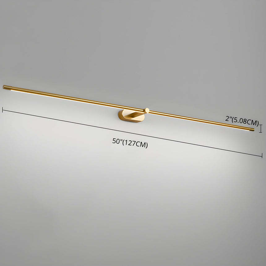 Acrylic wall lamp warm light glow scene