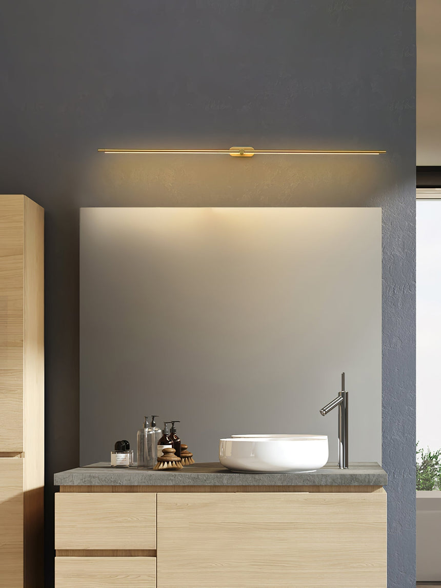 Wall lamp for rental space decor accent