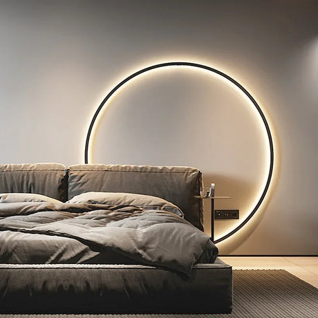 Minimalist circular wall light for modern homes