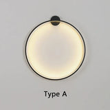 Circular wall lamp LED for modern homes decor