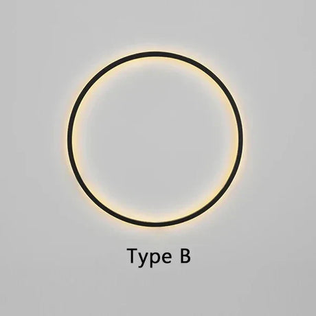 Minimalist circular wall light for modern homes