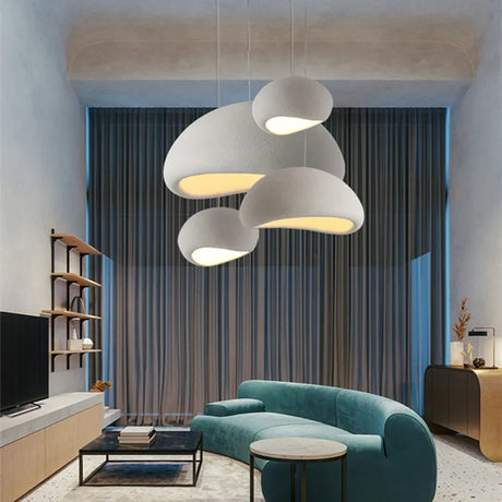 Resin floor lamp dimmable modern design for living room