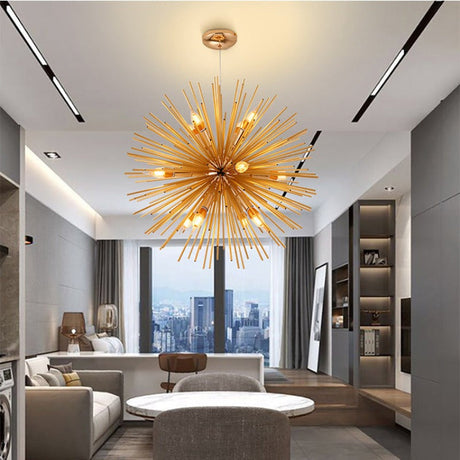 Iron Chandelier Layered Design Modern Homes