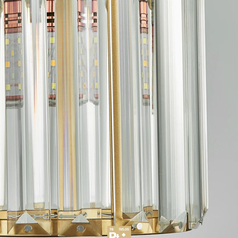 Crystal Pendant Light Additional Angle View
