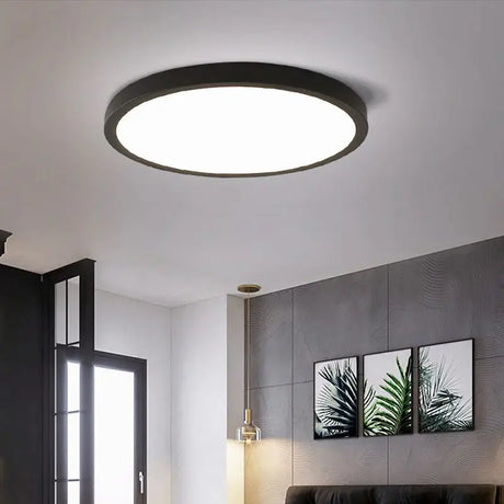 LumaNova Ceiling Light – Acrylic and Iron Design