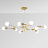 Brass Chandelier - 6-Head Configuration