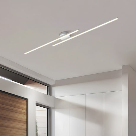Aluminum light installation view