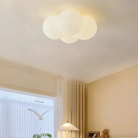 Cloud-Inspired LED Ceiling Light for Living Room