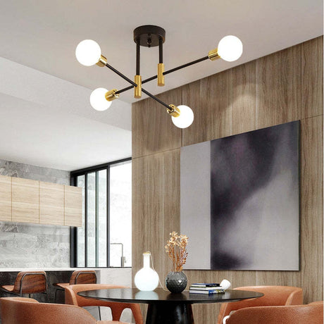 White glass flush mount ceiling light with LED glow