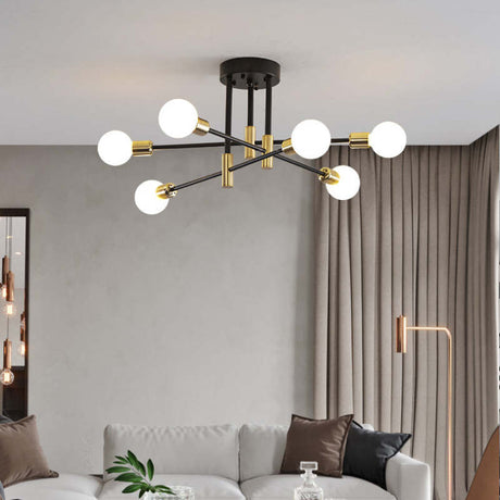 Ceiling light with integrated LED technology