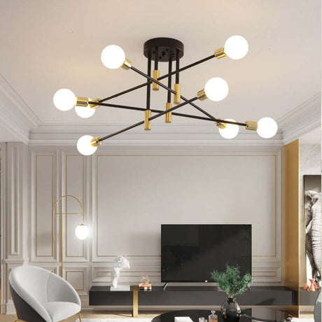 Flush mount light configuration options view