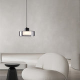 Copper finish pendant light for dining rooms