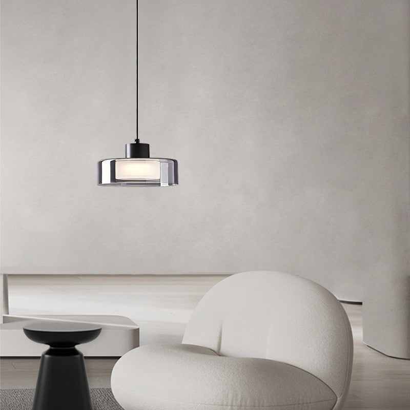 Copper finish pendant light for dining rooms