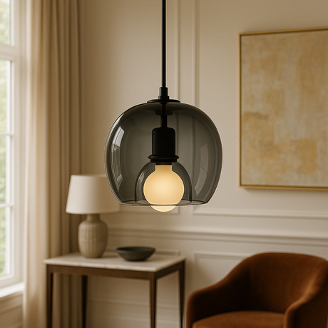 LumaNest Pendant Light Warm Cozy Glow in Kitchen
