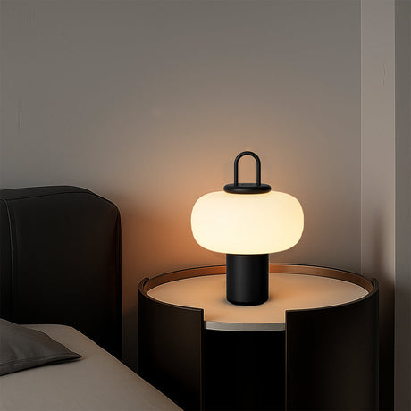 Nordic Minimalist Nightstand Lamp with Soft Diffused LED Glow | OroDwell
