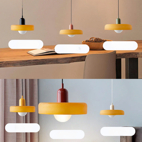 Ribbed Diffuser Pendant Light Fixture