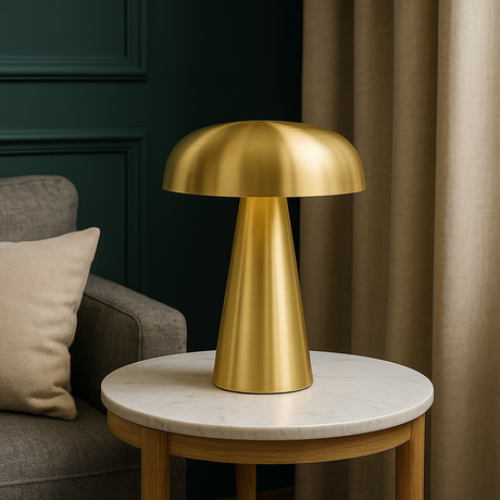 Minimalist Mushroom-Shaped Table Lamp for Modern Home Interiors | OroDwell