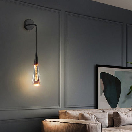 Black Pendant Light Vertical Design