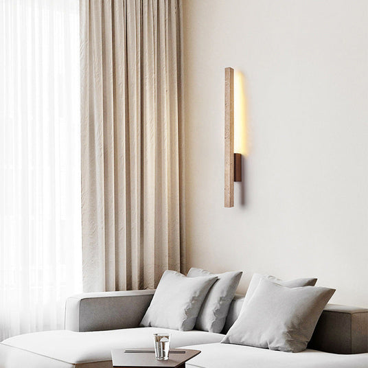 Travertine Wall Lamp for Modern Decor