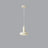 Aluminum pendant fixture for kitchen island lighting