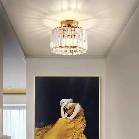 Crystal Ceiling Light for Living Room Decor