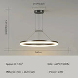 Pendant Light Metal and Glass Slim Profile