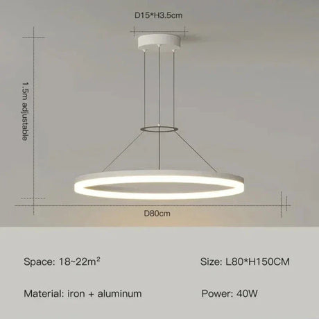 LED Pendant Light Bright Uniform Illumination
