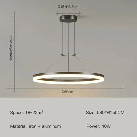 Glass Pendant Light Energy-Efficient LED Design