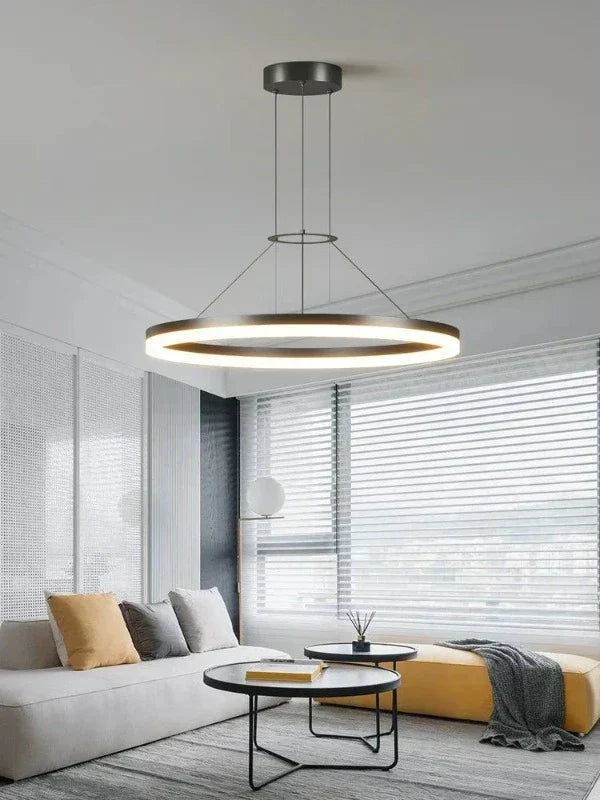 Glass Pendant Light LED Soft Ambient Glow –