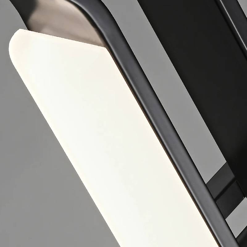 Linear Chandelier Full Profile View OpalDwell