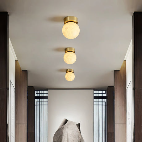 AureliaGlow Ceiling Light Close-Up Detail - OroDwell