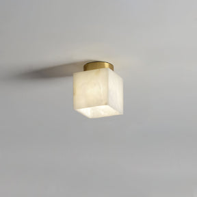 Soft Ethereal Glow Alabaster Ceiling Light - OroDwell