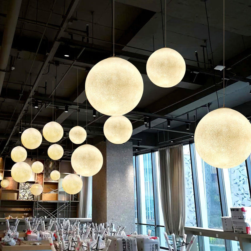 Pendant Light Installed In Living Room Setting - OroDwell