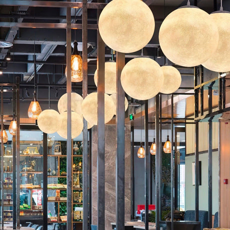LunaraGlow Pendant Light Alternate Angle - OroDwell