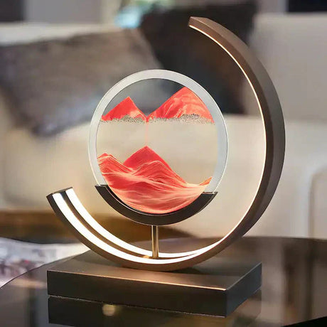 Metal Desk Lamp with ambient lighting for modern homes | OroDwell
