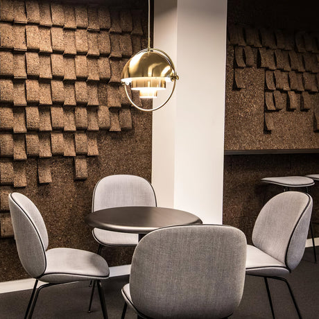 Norvian multi-layer pendant light full view