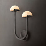 Alabaster Wall Lamp – mushroom design for modern home decor | OroDwell