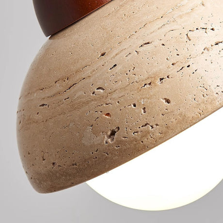 Mushroom-shaped pendant light for modern ceilings