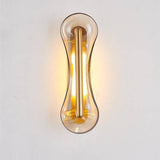 Glass Wall Lamp LED Warm Ambient Glow for Bedroom