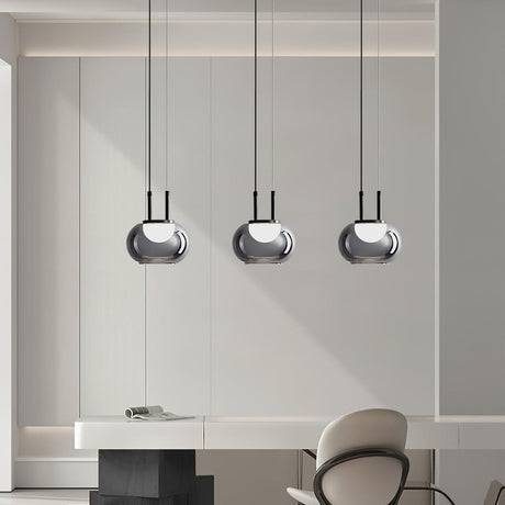 HaloAura Pendant Light Integrated LED Detail View - OpalDwell