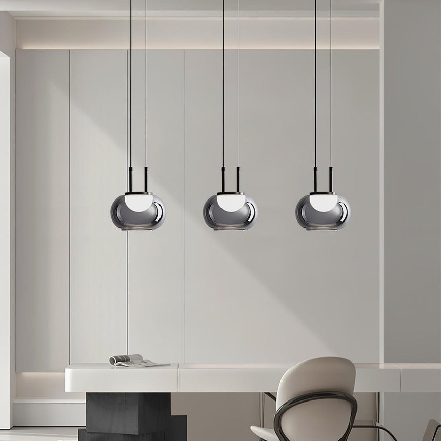 HaloAura Pendant Light Integrated LED Detail View - OpalDwell
