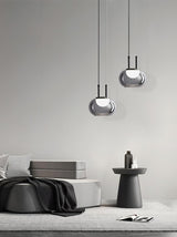 HaloAura Pendant Light Full Fixture Front View - OpalDwell