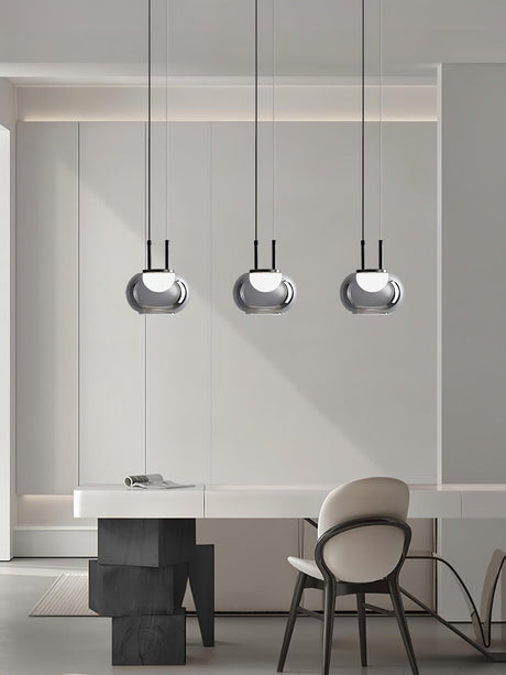HaloAura Pendant Light Bottom View Detail - OpalDwell