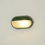 Hardwired outdoor wall lamp installation view