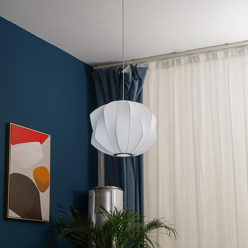Wood Pendant Light Warm Soft Glow For Living Room - OroDwell