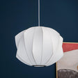white finish bubble pendant light for living room accents